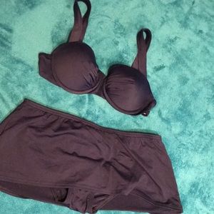 NWOT Navy Blue Land’s End Bikini Swimsuit